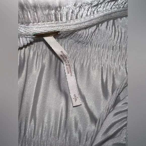 Free People My Best Top, velvet in winter fog, silver gray, oversized,fits M / L - Picture 6 of 8